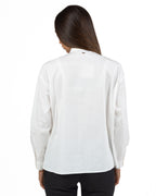 Camicia Bianca con Maxi Fiocco – Bianco Ottico - Gaudì