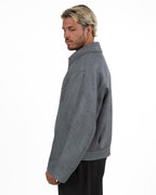 Giubbotto Corto in Panno con Zip - I'm Brian