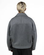 Giubbotto Corto in Panno con Zip - I'm Brian