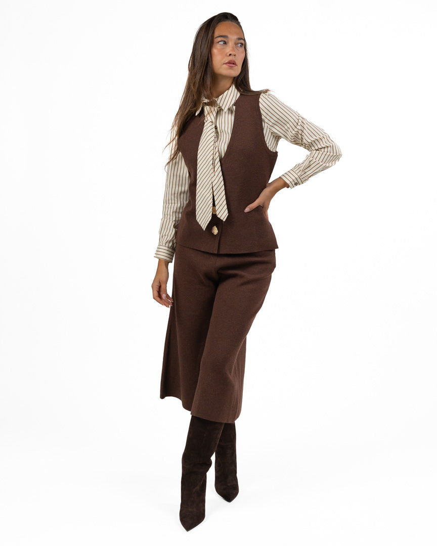 Gilet in Maglia con Bottoni Gioiello - Gaudì