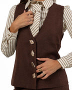 Gilet in Maglia con Bottoni Gioiello - Gaudì