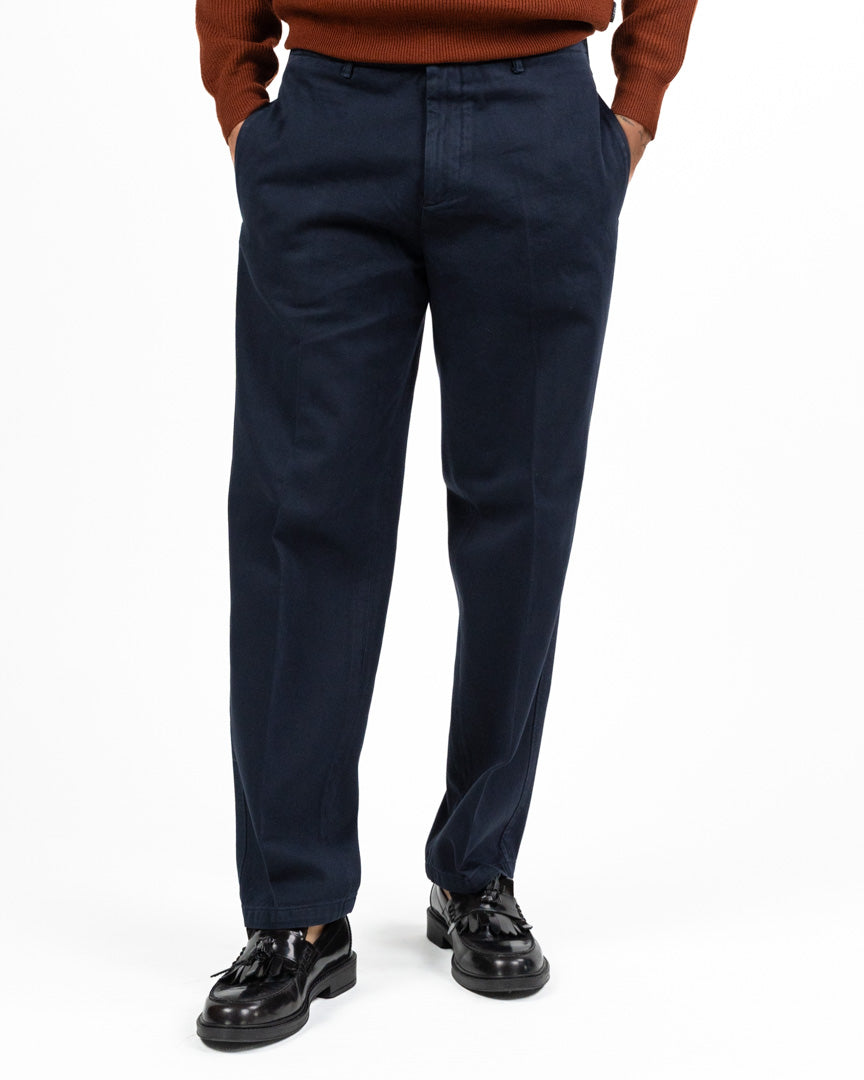 Pantalone Chino in Cotone Tinta Unita - Out Fit