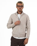 Cardigan Full Zip in Maglia – Beige - Unity