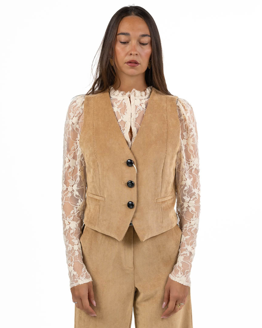 Gilet Sartoriale in Velluto a Coste - Emme Marella