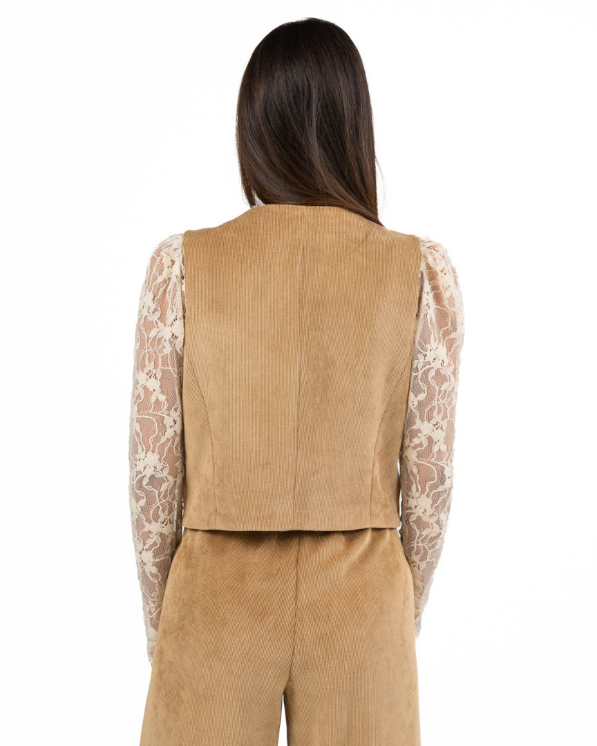 Gilet Sartoriale in Velluto a Coste - Emme Marella
