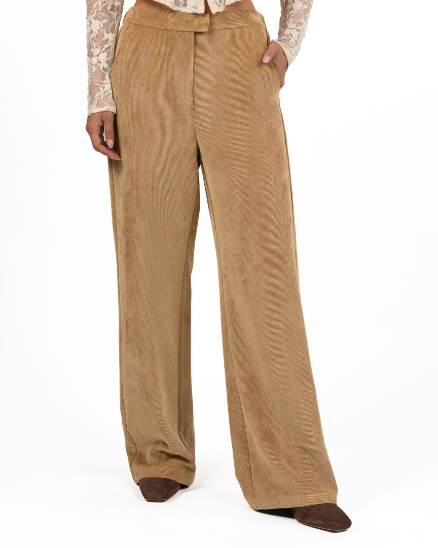 Pantaloni Palazzo in Velluto a Coste - Emme Marella