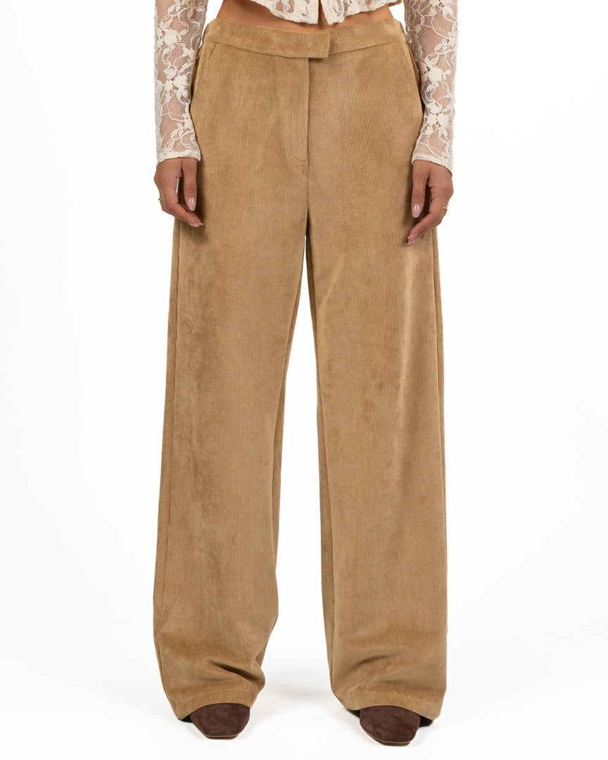 Pantaloni Palazzo in Velluto a Coste - Emme Marella