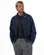 Giacca in Denim con Dettagli Frayed - Berna