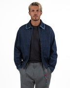 Giacca in Denim con Dettagli Frayed - Berna