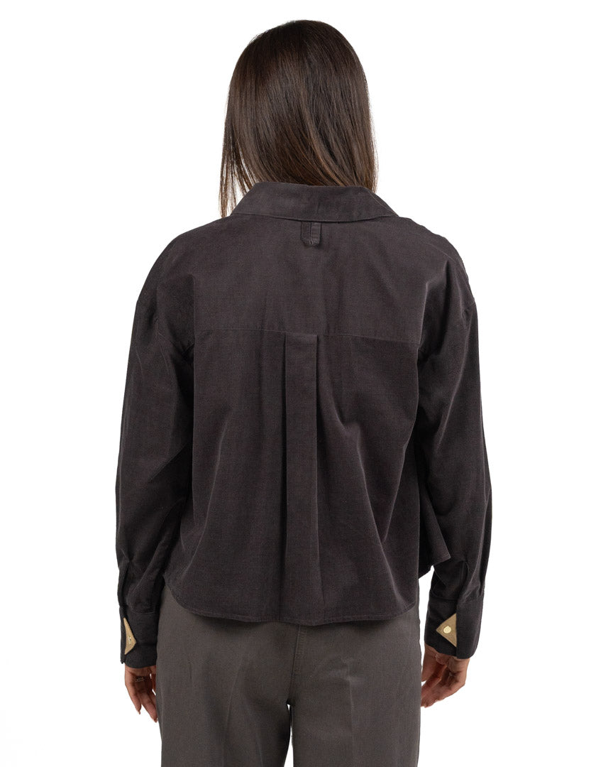 Camicia Overshirt in Velluto - Pennyblack