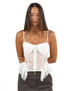 Top Bustino in Pizzo con Volant - Have One