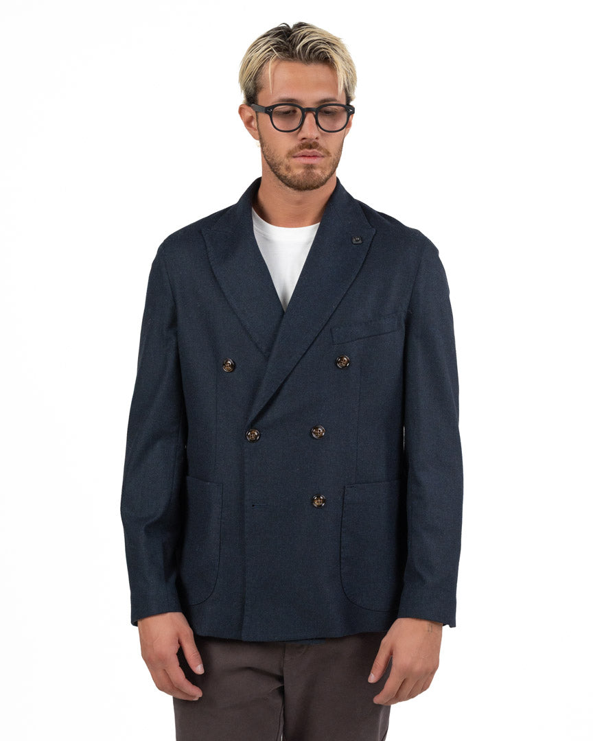 Giacca Sartoriale Doppiopetto – Blu Notte - Out Fit