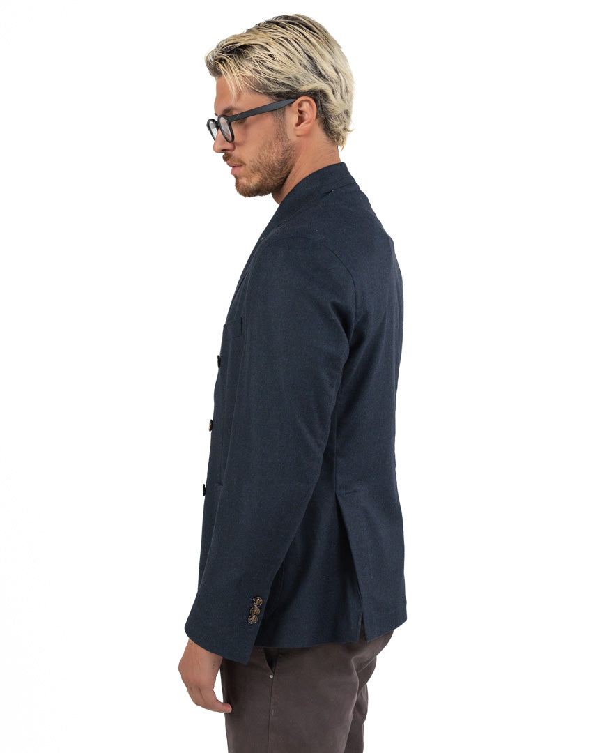 Giacca Sartoriale Doppiopetto – Blu Notte - Out Fit