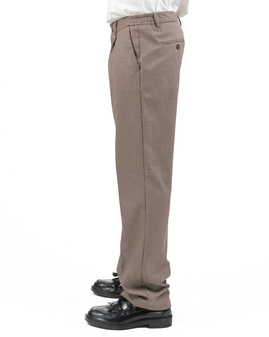 Pantalone Micro Fantasia con Pinces - Over/D