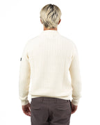 Maglione Girocollo a Coste Barbour International – Avorio - Barbour