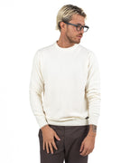 Maglione Girocollo In Maglia Finissima  –  Panna -Roy Roger's