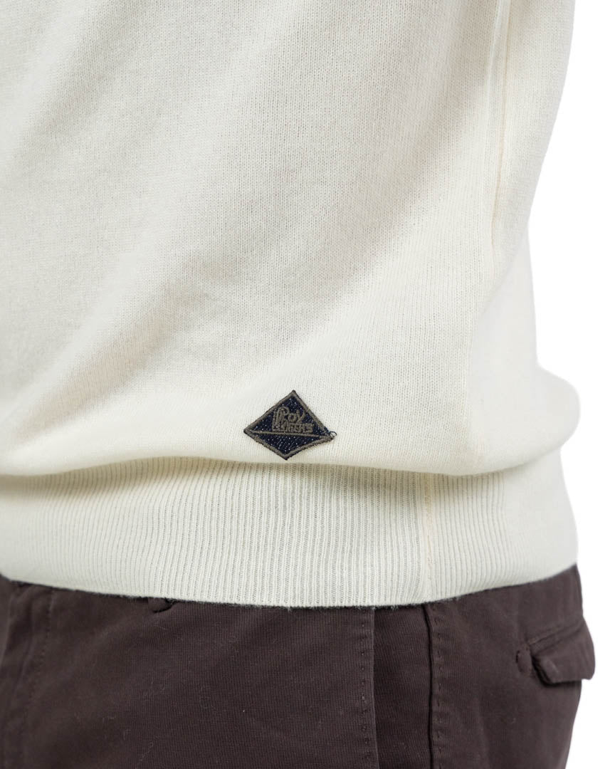 Maglione Girocollo In Maglia Finissima  –  Panna -Roy Roger's