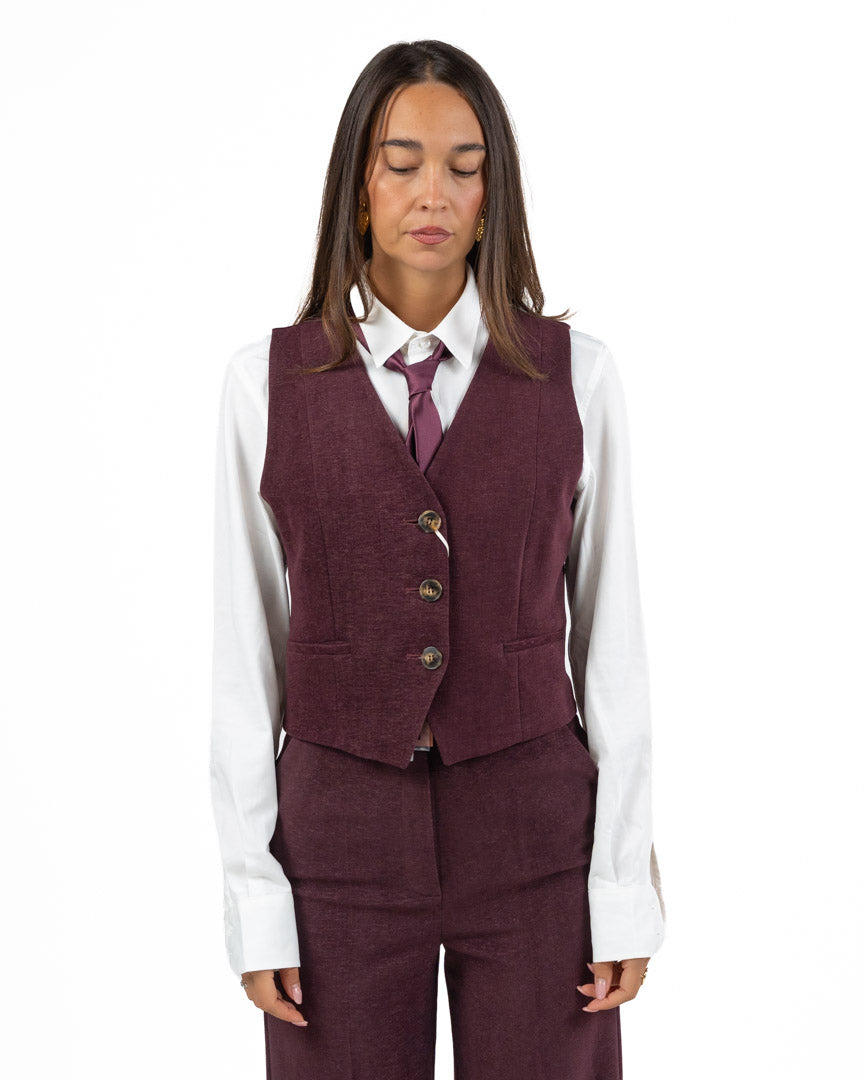 Gilet Sartoriale in Velluto - Emme Marella