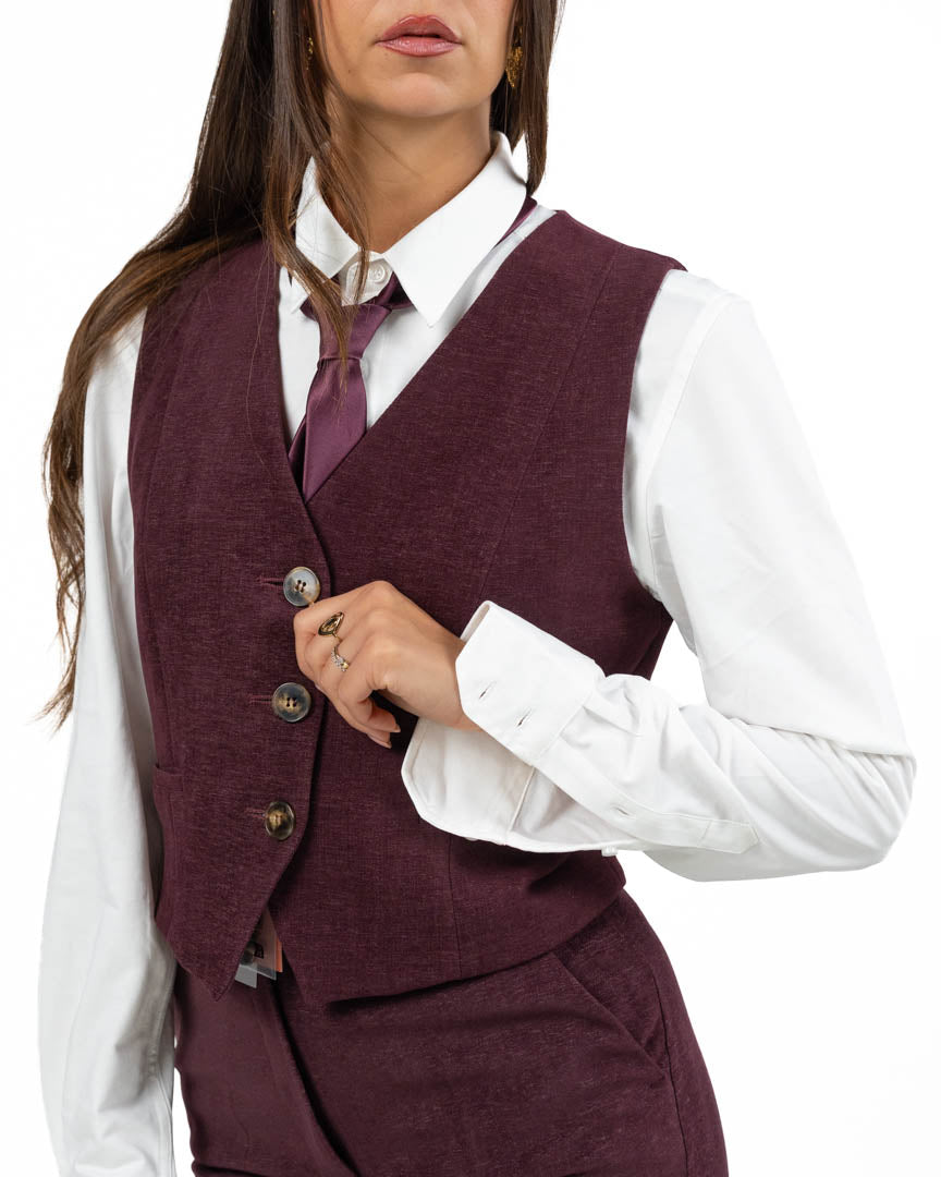 Gilet Sartoriale in Velluto - Emme Marella