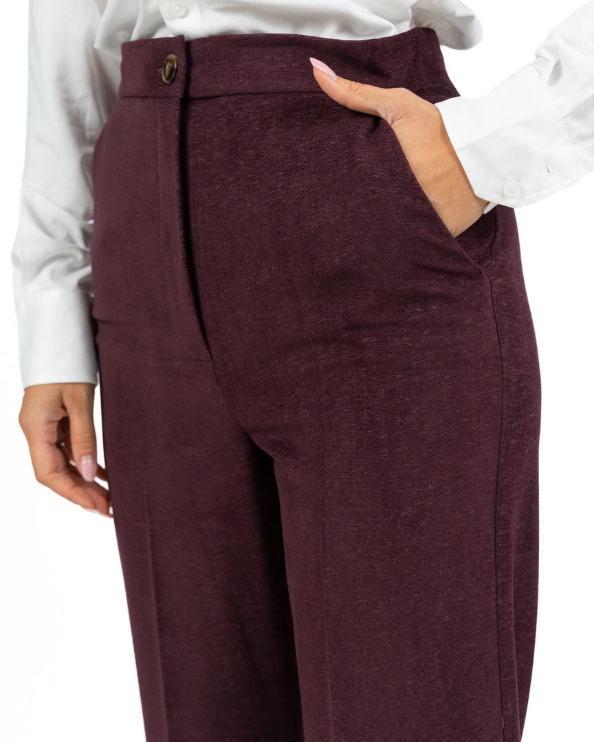 Pantalone Palazzo in Velluto - Emme Marella