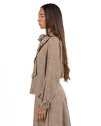 Camicia Fantasia Micro Check con Fiocco - Marella