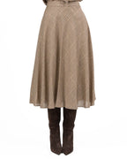 Gonna Midi a Ruota Fantasia Micro Check - Marella