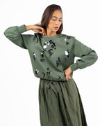 Felpa con Maxi Paillettes - Emme Marella
