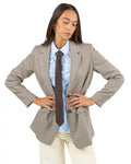 Blazer Strutturato a Quadri Pied de Poule - Emme Marella