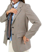 Blazer Strutturato a Quadri Pied de Poule - Emme Marella