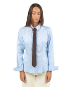 Camicia in Cotone Azzurra - Souvenir