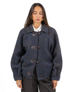 Bomber/Giacca in Lana Bouclé con Alamari - Souvenir