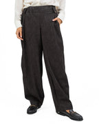 Pantalone Wide-Leg / Balloon Effecto Suede - Souvenir