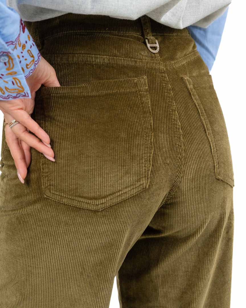 Pantaloni in Velluto a Coste Wide-Leg - Marella
