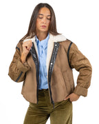 Giubbotto Bimateriale con Dettagli in Ecopelliccia - Weekend Max Mara