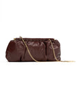 Borsa Clutch Morbida con Tracolla a Catena – Bordeaux - Emme Marella