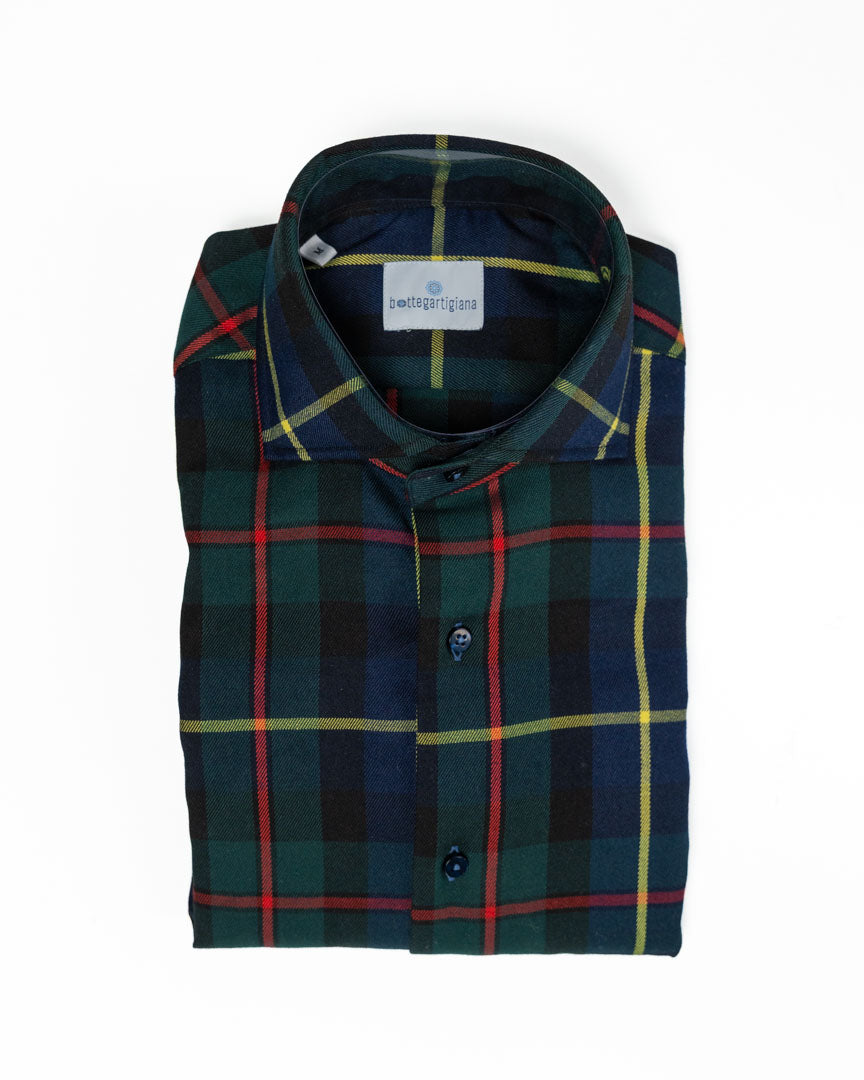 Camicia in Flanella Tartan / Plaid – Bottega artigiana