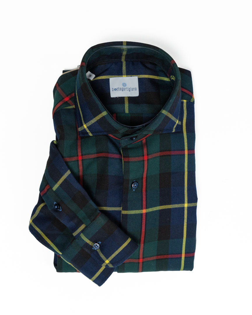 Camicia in Flanella Tartan / Plaid – Bottega artigiana