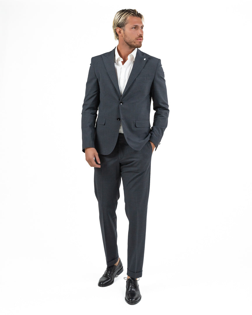 Abito Sartoriale Due Pezzi Grigio Antracite - Adriano Langella