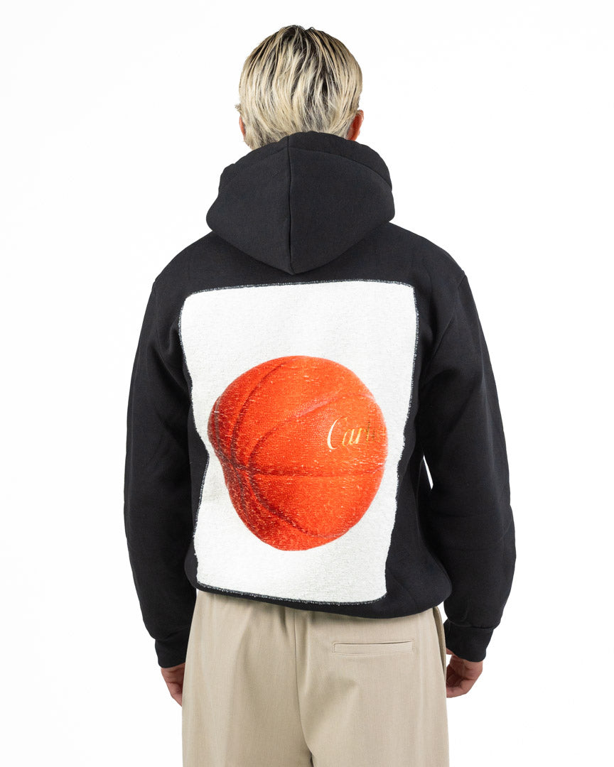 Felpa Con Cappuccio E Patch Basket Posteriore - Bastille
