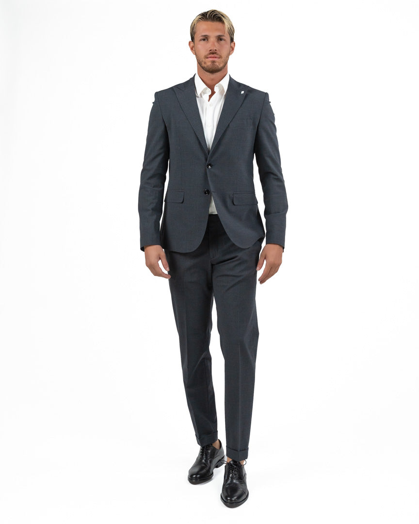 Abito Sartoriale Due Pezzi Grigio Antracite - Adriano Langella