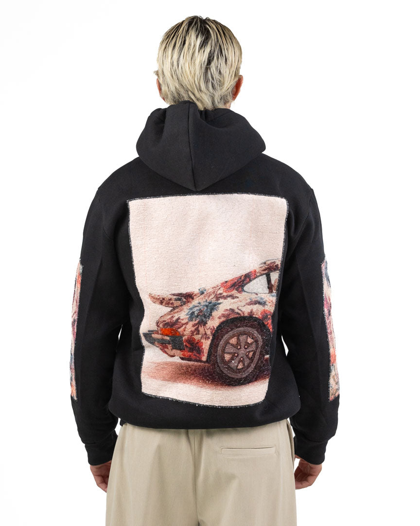 Felpa Con Cappuccio, Patch Auto Posteriore E Dettagli Maniche - Bastille