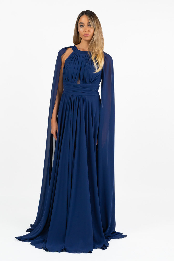 Abito Lungo in Chiffon Stile Impero - Musani