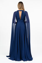 Abito Lungo in Chiffon Stile Impero - Musani