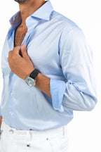 Camicia Sartoriale Azzurra – Berti Mode Collection (Rode Fit)
