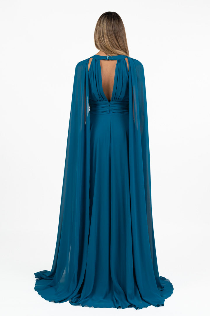 Abito Lungo in Chiffon Stile Impero - Musani