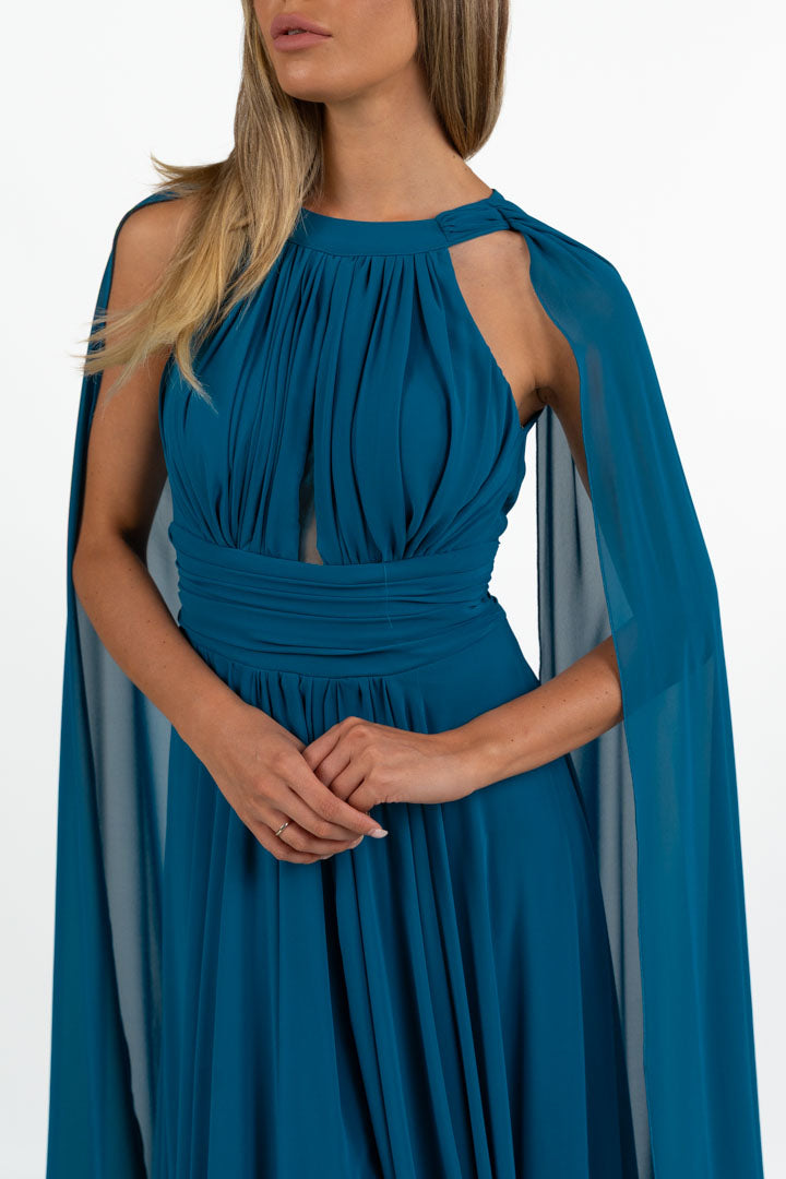 Abito Lungo in Chiffon Stile Impero - Musani