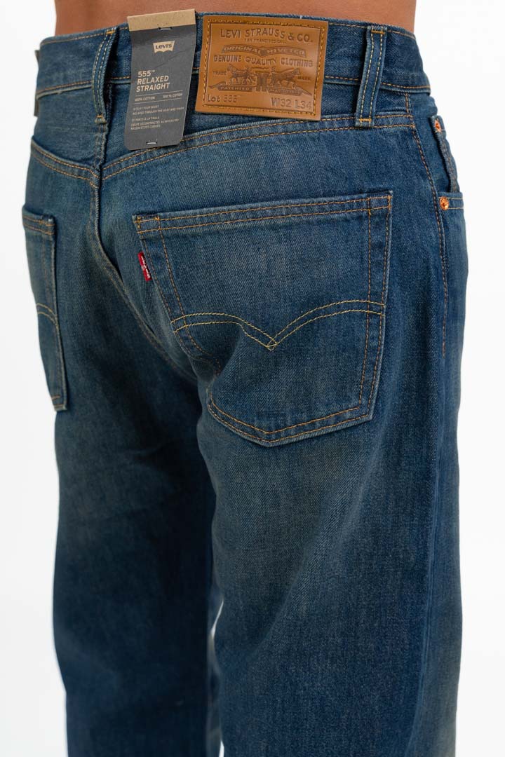 Denim 555™ Relaxed Straight Lavaggio Scuro – Levi's