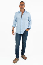Camicia di Lino Azzurra – Berna