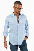 Camicia di Lino Azzurra – Berna