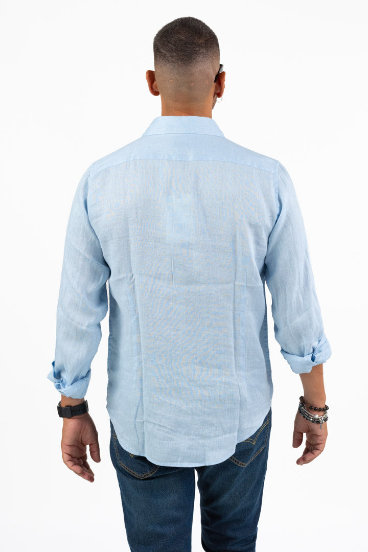 Camicia di Lino Azzurra – Berna
